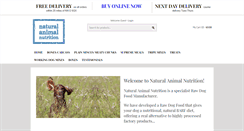 Desktop Screenshot of naturalanimalnutrition.com