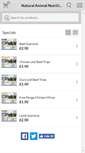 Mobile Screenshot of naturalanimalnutrition.com
